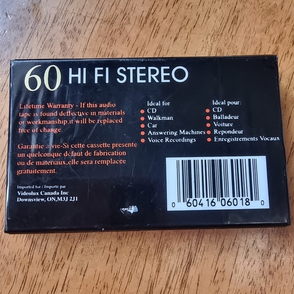 Set Of 3 Vintage Blank Recordable Audio Cassettes - Picture 4 of 8